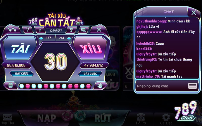 Chiến lược khi chơi tài xỉu 789Club