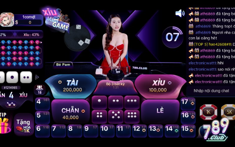 Tổng quan tài xỉu livestream 789Club